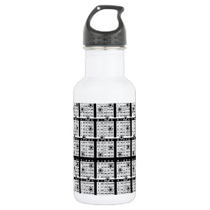 Black Bingo Cards 532 Ml Water Bottle