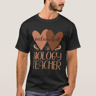 Black Biology Teacher Black History Women African  T-Shirt