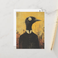 Black Bird in a Black Dress Fantasy