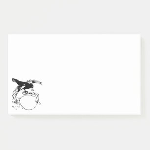 Black Bird The Raven Sticky Post-it Notes