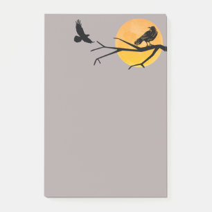Black Birds Call of the Raven Post-it Notes