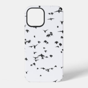 BLACK BIRDS FLYING ON SKY iPhone 12 CASE