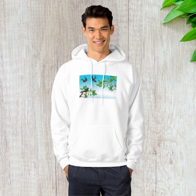 Black Birds on Tree Branches Hoodie (Creator Uploaded)