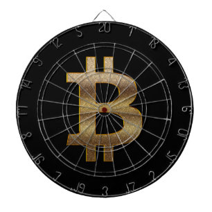 Black Bitcoin Dartboard
