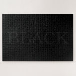 black black jigsaw puzzle<br><div class="desc">Black is the darkest color, the result of the absence or complete absorption of visible light. It is an achromatic color, a color without hue, like white and gray. It is often used symbolically or figuratively to represent darkness, while white represents light. Black and white have often been used to...</div>