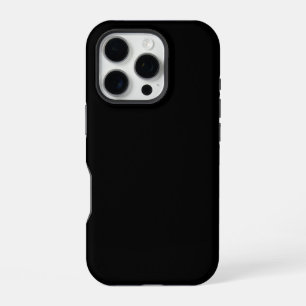 Black-black, simply elegant iPhone 16 pro case