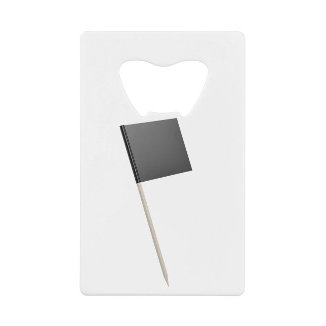 Black blank toothpick flag (Front)