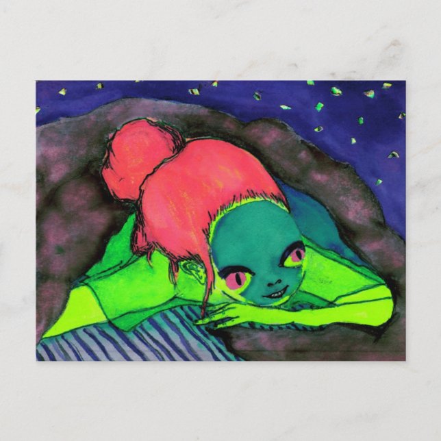 Black Blanket 1 Postcard (Front)