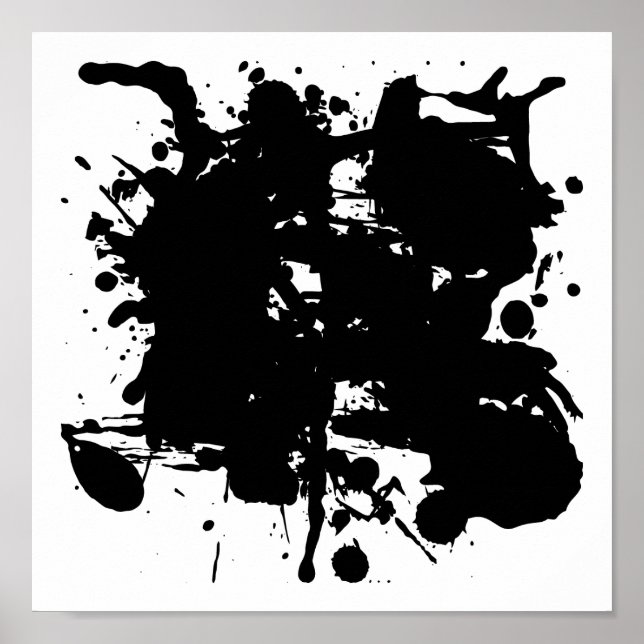 Black blots poster (Front)