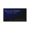 Black Blue Curved, Professional Business Card