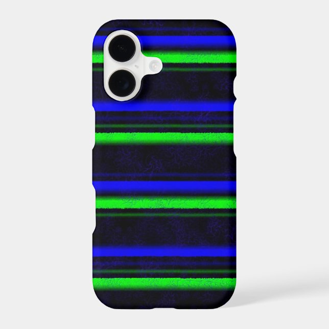 Black Blue Green Stripes (Back)
