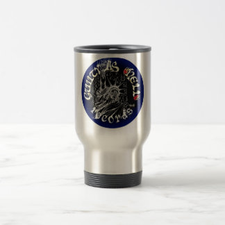Black & Blue Logo Travel Mug