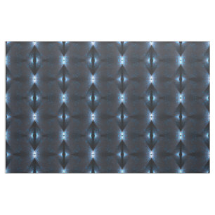 Black Blue White Abstract Geometric Pattern Fabric