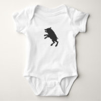 Black Boar medieval silhouette