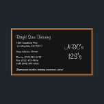 Black Board Basics Business Card<br><div class="desc">Black Board Business Card</div>