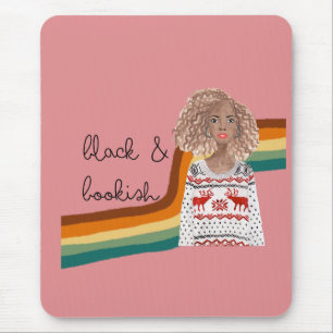 Black Book Lover Mouse Pad