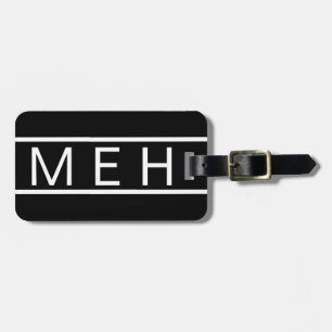 Black Book Monogrammed Travel Bag Tags