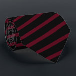 Black & Bordeaux Lines - Customisable Tie<br><div class="desc">Black & Bordeaux Colour Lines - Customisable - Choose / add your favourite background colours !</div>