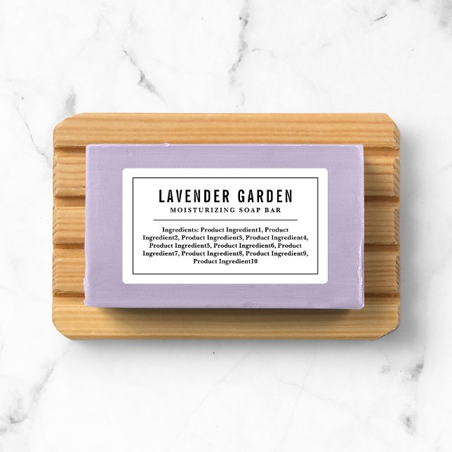 Black Border and Line Ingredients List Product (Creator Uploaded)