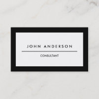 Black Border, Classic, Simple, Two-Sided