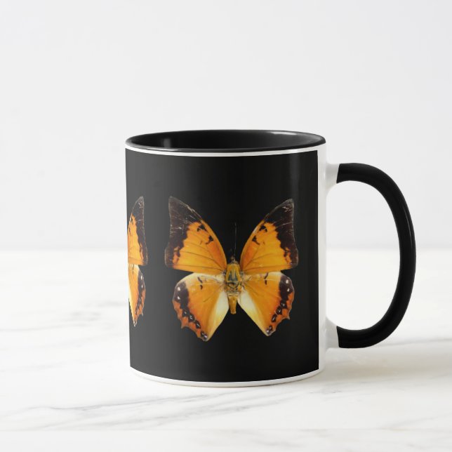 Black-Bordered Charaxes Butterfly Coffee Mug (Right)