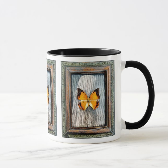 Black-Bordered Charaxes Butterfly Coffee Mug NV3 (Right)