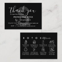 Black Botox Aftercare Instructions Thank You