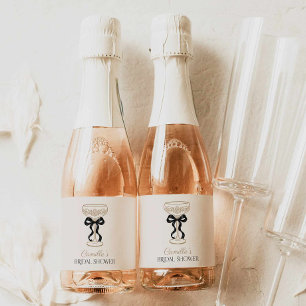 Black Bow Champagne Sparkling Wine Label