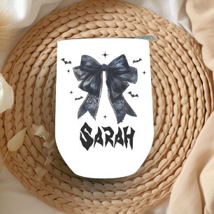 Black Bow Gothic Tote Bachelorette Bridesmaid gift