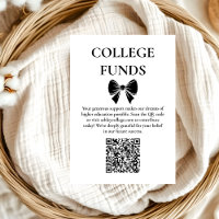 Black Bow Graduation College Funds