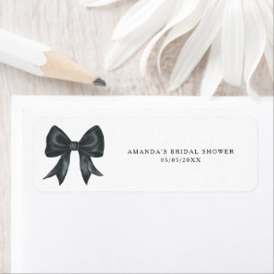 Black Bow Thank you Bridal shower 