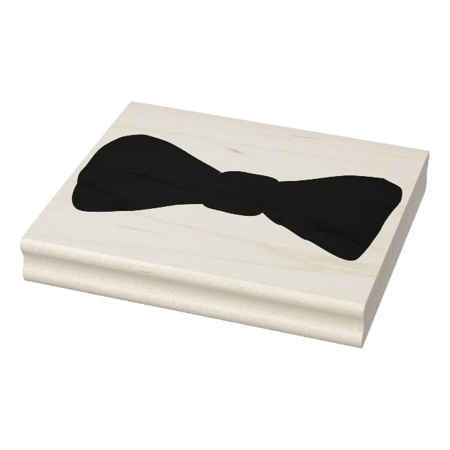 Black Bow Tie Rubber Stamp (Stamp)