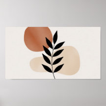 Black Branch Leaf Wall Art