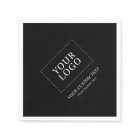 Black Branded Custom Business Logo Promotional Nap