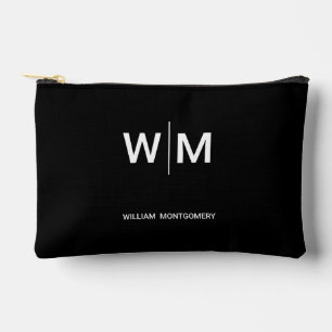 Black Branded Logo   Corporate Business Company Accessory Pouch