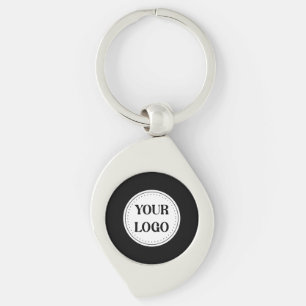 Black Branded Logo Corporate Business Company Ba Key Ring