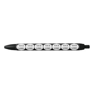 Black Branded Logo   Corporate Business Company Black Ink Pen