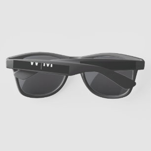 Black Branded Logo Corporate Business Company Sunglasses