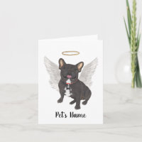 Black Brindle Frenchie Sympathy Memorial