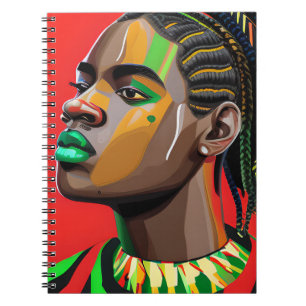 Black Bruh Melanin Dad Juneteenth King African Son Notebook