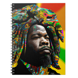 Black Bruh Melanin Dad Juneteenth King African Son Notebook