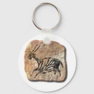 Black Buck - stone Key Ring