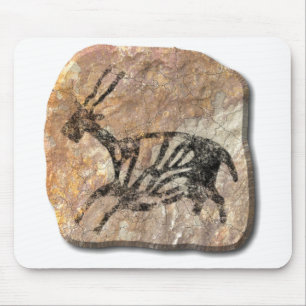 Black Buck - stone Mouse Pad