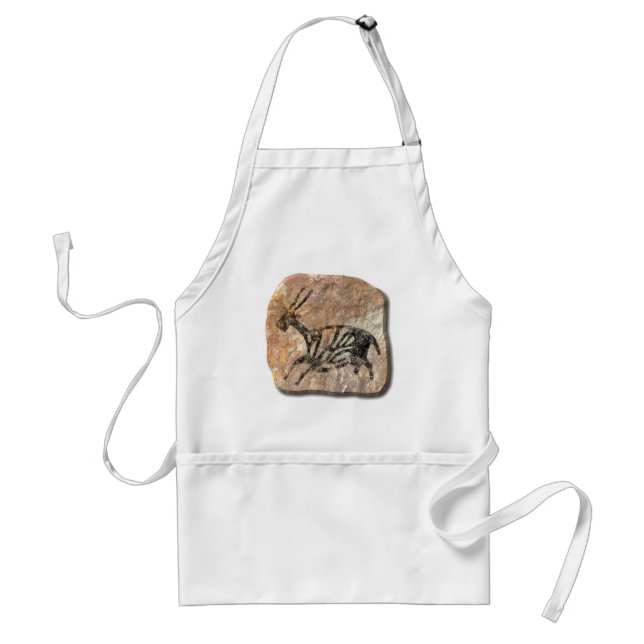 Black Buck - stone Standard Apron (Front)