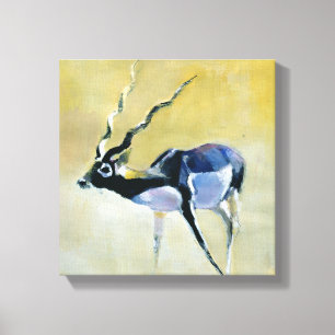 Black Buck Velavadar 1997 Canvas Print