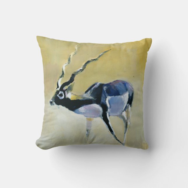 Black Buck Velavadar 1997 Cushion (Front)