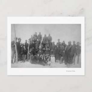 Black "Buffalo Soldiers" of the 25th Infantry Postcard