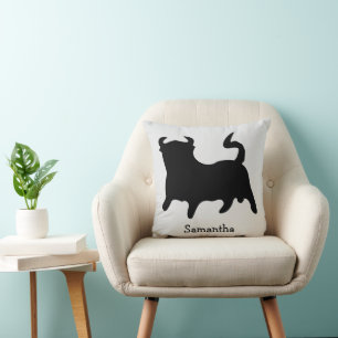 Black Bull Design Personalised Cushion