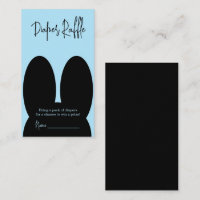 Black bunny diaper raffle