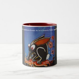 black bunny mug
